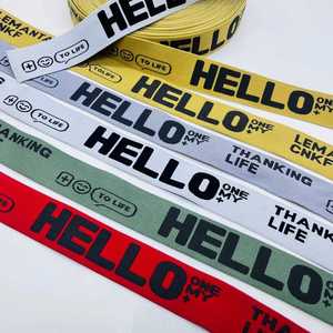 High Quality JIELONG Brand Jacquard Elastic Band Custom 5cm Width Environmental Protection Polyester/Nylon Webbing Home Textiles - Product Image 3