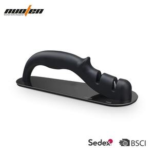 Aiguiseur de couteaux en acier inoxydable avec plaque de base, outil d'affûtage manuel multi-grains pour la cuisine - Product Image 4