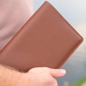 Cubierta de cuaderno de piel de vaca, organizador grande, planificador retro, cuaderno A4 de cuero Crazy Horse con diseño de espectáculo de música y baile. - Product Image 2