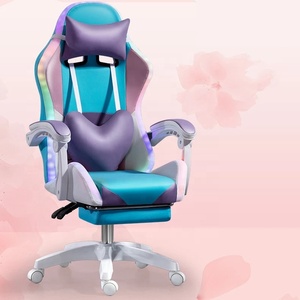 <strong>Gaming</strong> <strong>Chai</strong> RGB Light Gamer Sillas Cute Girls Bedroom Live Computer Chair With Speaker Fashion Home Lift Reclining Chair <strong>Gaming</strong> - Product Image 6