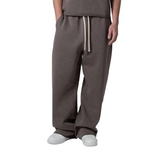 Fournisseur de vêtements de rue, ensembles de survêtements en molleton délavé à l'acide, sweats à capuche zippés, ensembles de survêtements, molleton délavé à l'acide, patchs déchirés, pantalons de survêtement évasés, joggers - Product Image 5