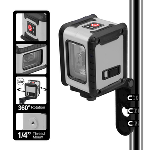 Endüstriyel sınıf 360 derece döner lazer seviyesi inşaat ve DIY projeleri için 2 satır Tripod ile yerel avrupa depo - Product Image 2