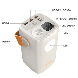 พาวเวอร์แบงค์สำหรับชาร์จโทรศัพท์มือถือความจุสูง60000mAh แบตเตอรี่สำรองแบบพกพาความจุสูงส่งตรงจากโรงงาน - Product Image 6