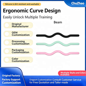 บาร์ดัดงอแบบ Ergonomic สำหรับการออกกำลังกายแบบ Press Curl, Row, Squat, Lunge - อุปกรณ์เสริมสำหรับการฝึกความแข็งแรงทั่วร่างกายที่บ้าน - Product Image 4