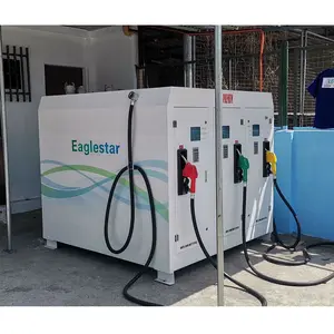 Eaglestar菲律宾市场流行汽油柴油分配器6000升油箱迷你加油站