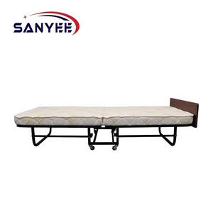 उच्च गुणवत्ता वाले आधुनिक टिकाऊ बेडरूम अस्पताल कार्यालय होटल लिविंग रूम अस्थायी अंतरिक्ष की बचत 90 सेमी चौड़ी धातु तह बिस्तर - Product Image 1