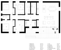 KIT DE MAISON EN BOIS DE STYLE MODERNE DE 128 m² PRéFAB EN BOIS ÉCOLOGIQUE BRICOLAGE CABINE DE BÂTIMENT MAISON MODULAIRE 2 CHAMBRES