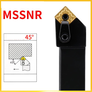 Mssnr/L 45 Độ Chamfered CNC Chuyển Công Cụ Chủ Vuông Lưỡi Cứng Hợp Kim Bên Ngoài Thông Tư Công Nghiệp Dao Cắt Công Cụ OEM - Product Image 2