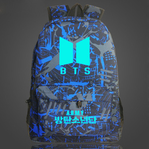 Nuevo estilo de Kpop BTS Merch mochila a prueba de balas, <span class=keywords><strong>la</strong></span> Escuela Secundaria del ejército luminosa Bangtan niños mochila - Product Image 6
