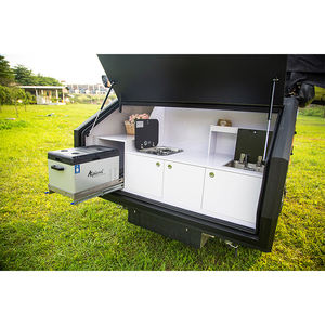 2025 Hotsale para Ecocamper All-Terrain Fiberglass Teardrop Camper con tienda en la azotea Compact Off-Road RV para Camping familiar - Product Image 5