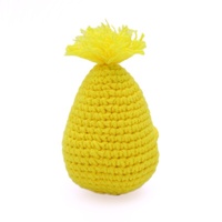 Muñeco de Ganchillo Hecho a Mano, Pollito Amarillo, el Más Vendido, Hecho en China, Regalo para el Día de la Madre, Halloween, Navidad, Decoración del Hogar
