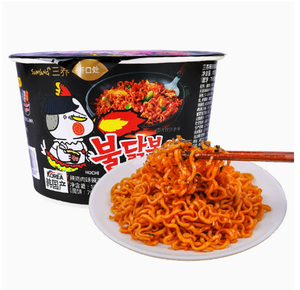 <span class=keywords><strong>Ramen</strong></span> Buldak Coreano Auténtico al por Mayor, <span class=keywords><strong>Sabores</strong></span> Mixtos, Precio al por Mayor, Fideos Picantes de Pollo, Taza de <span class=keywords><strong>Ramen</strong></span> de 105g, Exportación - Product Image 2