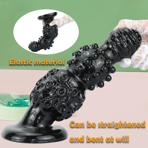 Plug Anal de 9cm con Forma Irregular, Diseño de Dientes de Lobo y Tentáculos, Dildo Extra Grande y Grueso, Juguete para Estiramiento Anal y Fisting - Product Image 3