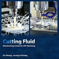 Fluide de coupe synthétique, liquide de refroidissement pour le travail des métaux, fluide d'usinage à base d'eau pour l'acier inoxydable et l'aluminium