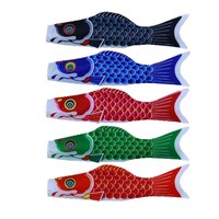 Layang-layang Ikan Koi Jepang, Bendera Angin, Nobori Koinobori, Spanduk Bahan Poliester Berkualitas Tinggi untuk Perayaan Festival