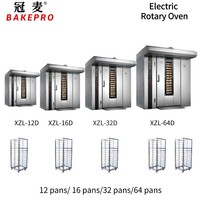Four à pâtisserie électrique multifonctionnel à plaques multiples XZL-16D BAKEPRO, four rotatif / équipement de boulangerie pour le pain