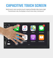 Autoradio 2 Din HD Android Système multimédia à écran tactile Lecteur DVD MP5 de voiture avec Bluetooth