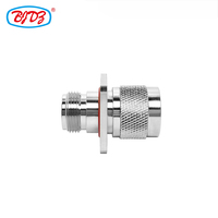 Usine directement N type prise mâle vers N femelle Jack bride 4 trous montage sur panneau RF coaxial adaptateur coaxial connecteurs convertisseur