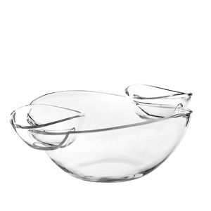 عالية الجودة قابلة لإعادة الاستخدام وعاء تقديم الاكريليك واضحة الجدة رقاقة Dip وعاء لوحة - Product Image 2