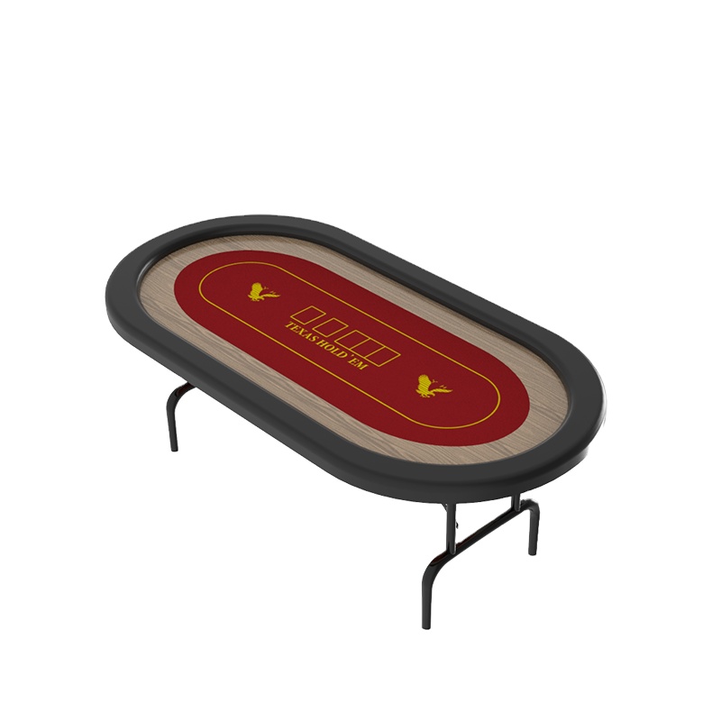 YH таможня напечатала 10 сидение с прочными деревянными квадратная железная ножка Техасский покерный стол для азартных игр