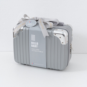 Tuta Grigia di Alta Qualità Stile College per Neonati, Giacca Pieghevole per Bambini, Confezione Regalo per Primo Compleanno - Product Image 6