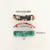 2023 style français antidérapant écaille de tortue acétate Cellulose cheveux Barrette pour femme mode queue de cheval pince à cheveux en gros personnalisé