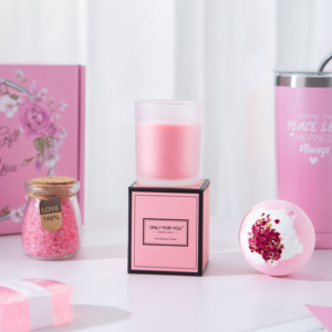 Ensemble de salle de bain pour femmes avec boîte-<span class=keywords><strong>cadeau</strong></span> au parfum de rose et Self Care Essentials Idéal - Product Image 4