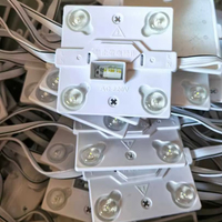 Modules LED étanches IP68 SMD DC 12V, haute luminosité, extérieur, 4W, 4 LED 2835, module LED pour enseigne publicitaire