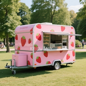 รถพ่วงขายอาหารเคลื่อนที่ขนาดใหญ่แบบกำหนดเอง ปี 2025 พร้อมเครื่องกำเนิดไฟฟ้า สำหรับขายไอศกรีม - Product Image 6