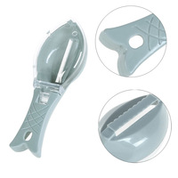 Peau de poisson brosse à gratter échelle de pêche brosse râpes enlever rapidement couteau à poisson nettoyage éplucheur échelle grattoir paquet avec boîte