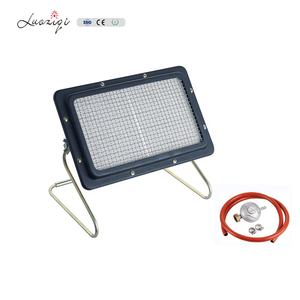 Outside Small Gas <strong>Bbq</strong> Heater with Cast Iron Adjustable Bracket Link Gas Cylinder Black 2 Ceramic Plates <strong>Masonry</strong> Heaters for Sale - Product Image 3