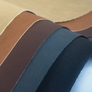 Vente en gros de cuirs artificiels en PU tissu de recyclage de feuilles de cuir en PU souple pour doublure de chaussures - Product Image 5