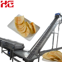 Ligne de production de chips de pommes de terre composées entièrement automatique avec machine d'emballage