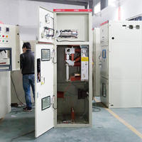 XGN66 12kV 630A Unidad de Conexión Anular (RMU) Aislada por Aire SF6, Gabinete de Red Anular de Alta Tensión de Acero Galvanizado IP40