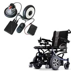 Yuanlang made electric wheelchair motor kit elctromagnetic brake function 12 inch tire motor equipped joystick handle controller