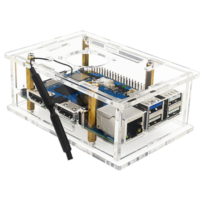 ORANGE Pi 5 Pro บอร์ดผลิต A_OPI5ProCase_01อะคริลิค, เคสพัดลมระบายความร้อนพัดลมระบายความร้อนอะแดปเตอร์ไฟฟ้าการศึกษา - Product Image 4