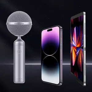 Microphone sans fil bon marché de haute gamme de ventes directes d'usine avec l'affichage