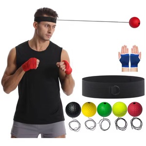Pelota de Reacción de Boxeo Montada en Diadema, de Plástico, Portátil, para Entrenamiento Físico, para Adultos y Niños - Product Image 1