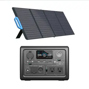 600W Portable Power Station Solar Generator Power Bank Emergency Power Supply for Camping