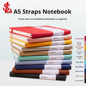 क्रॉस-बॉर्डर चयन ए 5 स्ट्रैप नोटबुक उच्च सौंदर्य सरल कार्यालय अनुकूलन पत्रिका बैठक रिकॉर्ड बुक - Product Image 1