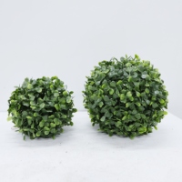 SanBao Mix Taille Plastique Artificielle Suspendue Boule de Buis Décoration pour Thanksgiving Noël et Pâques Intérieur Maison Jardin Décor
