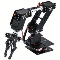 Kit de bras robotique mécanique 6DOF avec pince, kit de griffe, manipulateur DOF, pièces de robot industriel