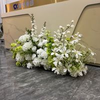 Décoration de chambre : Forêts et champs verts respirants pour décoration de mariage, boule de fleurs artificielles, fausses fleurs