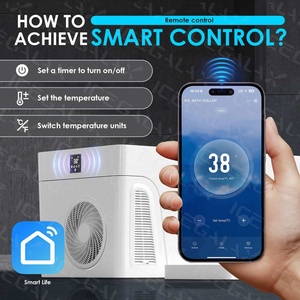 อ่างแช่น้ำเย็นอะคริลิค Icegalax U.S. Local Warehouse พร้อมเครื่องทำความเย็นในตัวสำหรับกีฬาในน้ำเย็น อ่างน้ำแข็งเพื่อการฟื้นฟูร่างกาย - Product Image 5