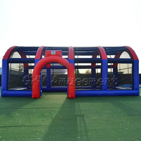 Cage de baseball gonflable géante pour jeux sportifs et entraînement au frappeur
