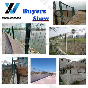 Clôture <span class=keywords><strong>en</strong></span> grillage métallique soudé galvanisé recouvert de PVC pour extérieur, panneaux 3D, pliage <span class=keywords><strong>en</strong></span> V, clôture de <span class=keywords><strong>jardin</strong></span> incurvée - Product Image 4