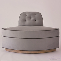 Canapé italien moderne, confortable et moelleux, nouveau, en tissu gris, luxe, pour salon, mobilier de maison, vente flash