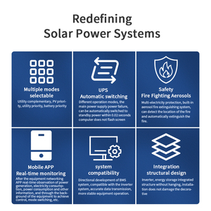 Sistema de Almacenamiento de Energía Doméstico Apilable de 10KWh, Batería de Litio Solar de 200Ah, 51.2V LiFePO4 Todo en Uno, Venta al Por Mayor de Fábrica - Product Image 5