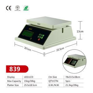 Veidt Weiging 30kg High Electronic Ip68 Waterproof <b>Table</b> Weight Scale Double-sided Display Price <b>Computing</b> 839 Dual Screen Displ - Product Image 6