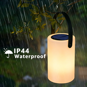 Lámpara Solar Portátil 2 en 1, Recargable por USB y Energía Solar, IP44 Impermeable, Lámpara de Mesa para Exteriores, Jardín, Patio, Camping, Balcón - Product Image 2